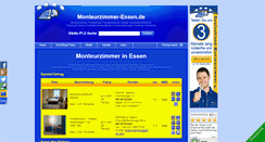 Desktop Screenshot of monteurzimmer-essen.de